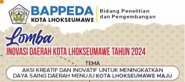 Lomba Inovasi Daerah Kota Lhokseumawe Tahun 2024